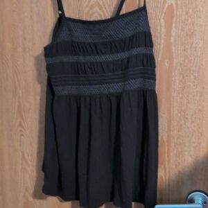 Torrid Black Smocked Tiered Camisole